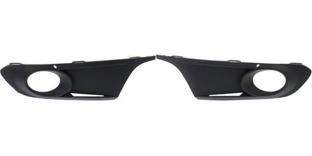 DAT AUTO PARTS Front Left Driver & Right Passenger Set Of 2 Fog Light Hole Cover Lamp Bezel Pair Replacement For 2011-2014 Volkswagen Jetta Sedan E...