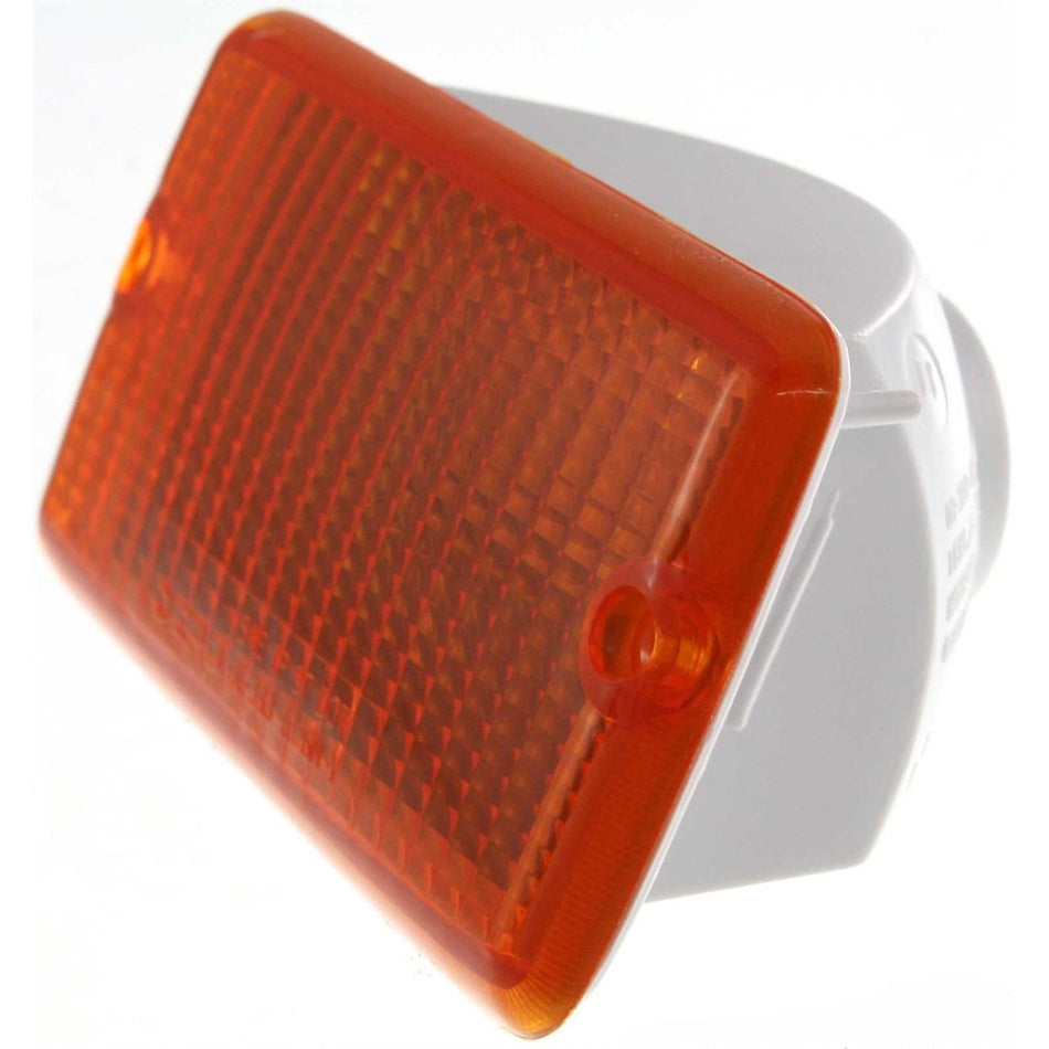 DAT AUTO PARTS Front Left Driver Side Turn Signal Lamp Parking Light Lens, Fits 1997-2000 Jeep Wrangler, OE Original Design, Plastic Orange Amber L...