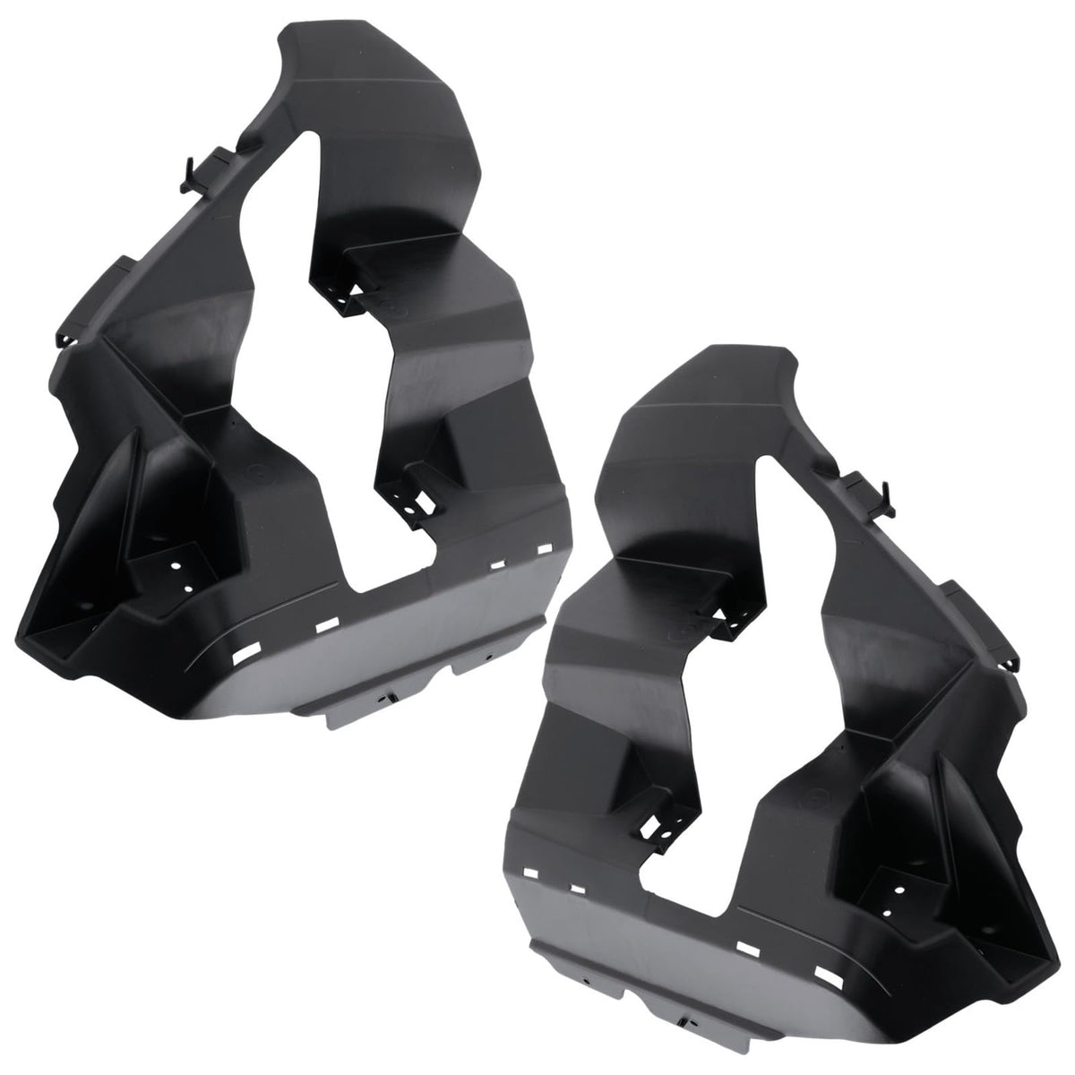 DAT AUTO PARTS Front Driver & Passenger, SET OF 2, PAIR Bumper Cover Support Rail Stiffener, For 2022-2024 Nissan Frontier Pickup, Black Textured P...