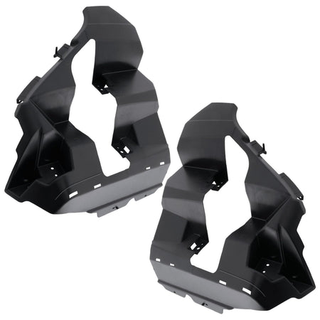 DAT AUTO PARTS Front Driver & Passenger, SET OF 2, PAIR Bumper Cover Support Rail Stiffener, For 2022-2024 Nissan Frontier Pickup, Black Textured P...