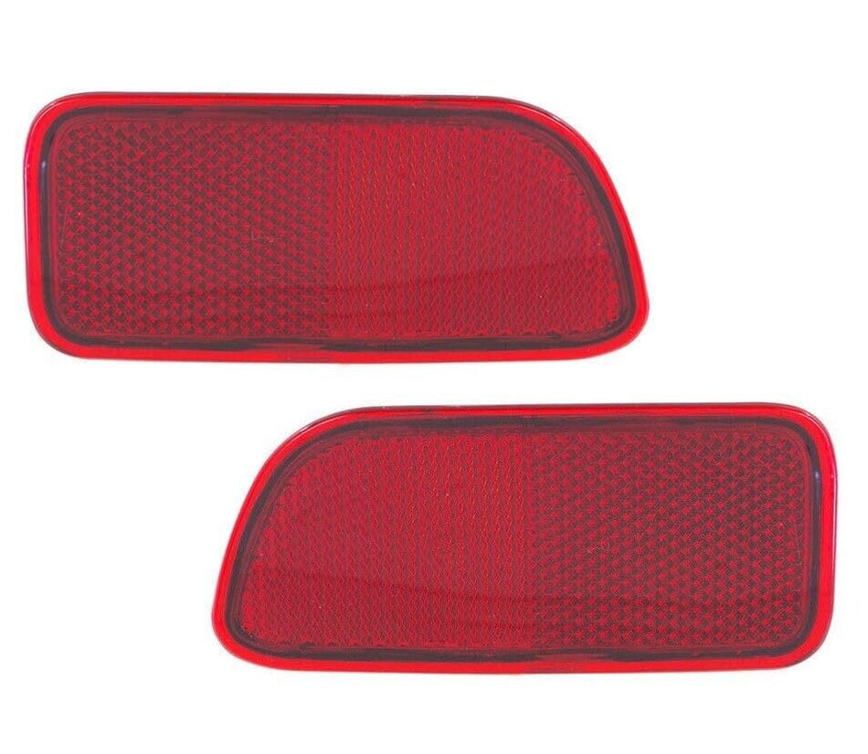 Rear Left Driver & Right Passenger Side Pair Back Bumper Cover Reflector Lamp Marker Light Set Of 2 Replacement For 2002-2009 Chevrolet Chevy Trail...