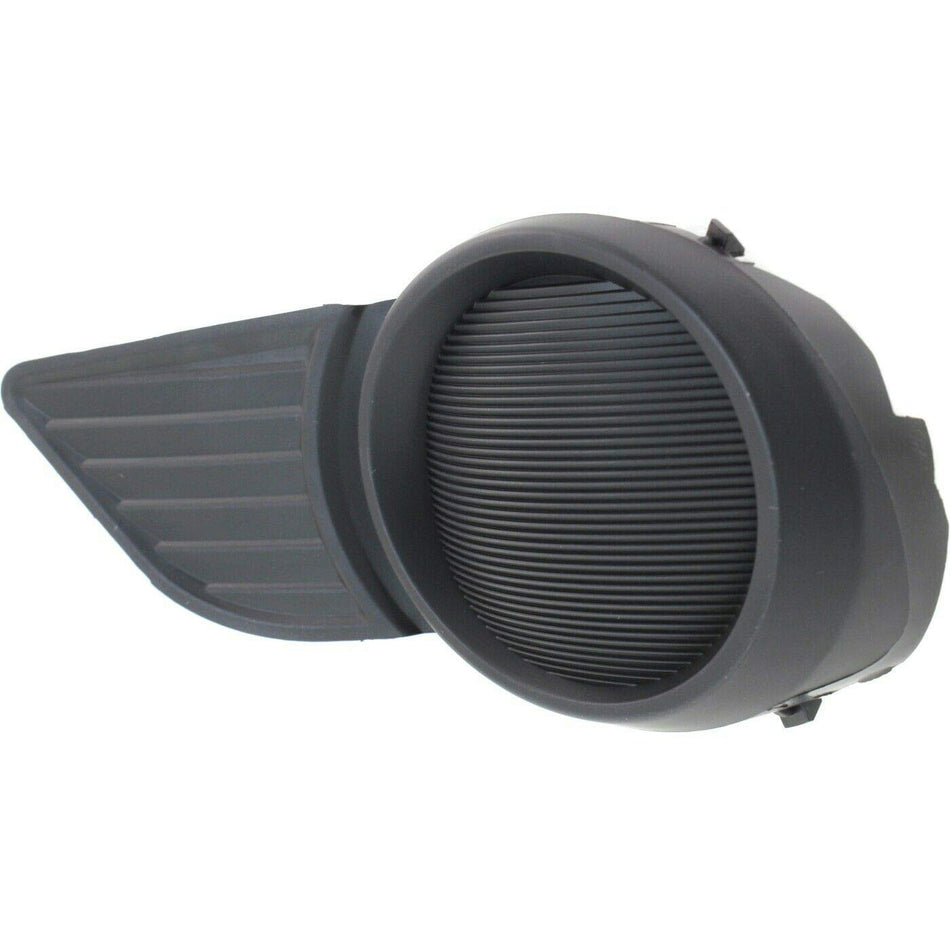 DAT AUTO PARTS Front Left Driver Side Fog Light Cover Replacement For 11-17 Toyota Sienna Black Textured TO1038169 5212808020