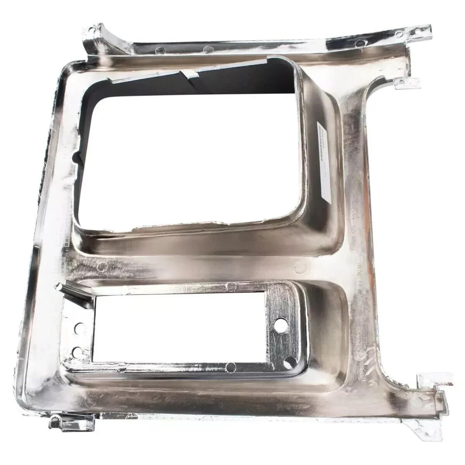 DAT AUTO PARTS Front Left Driver Side HeadLight Door Grille Insert Bezel Trim, For 1980-1986 Ford Bronco, and Ford Pickup Fullsize, For Silver Gril...