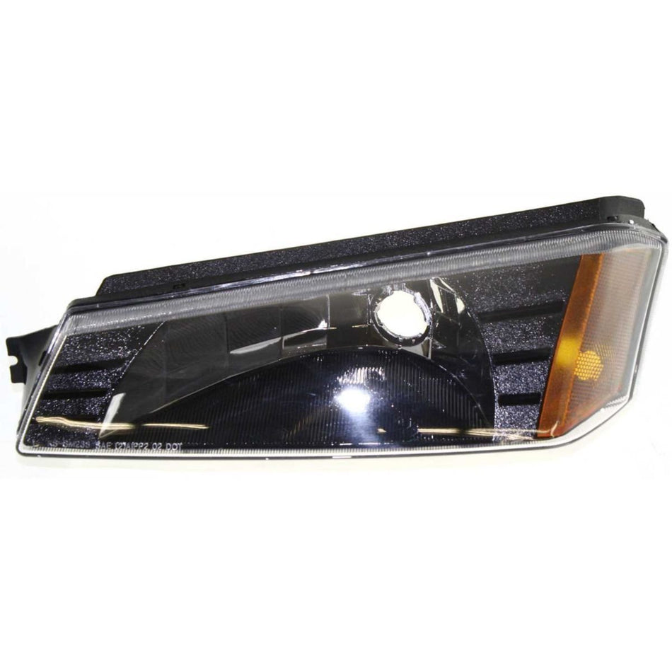 DAT AUTO PARTS Front Left Driver & Right Passenger Side Corner Park Turn Signal Light Replacement for 2002-2006 Chevrolet Avalanche Clear & Orange ...