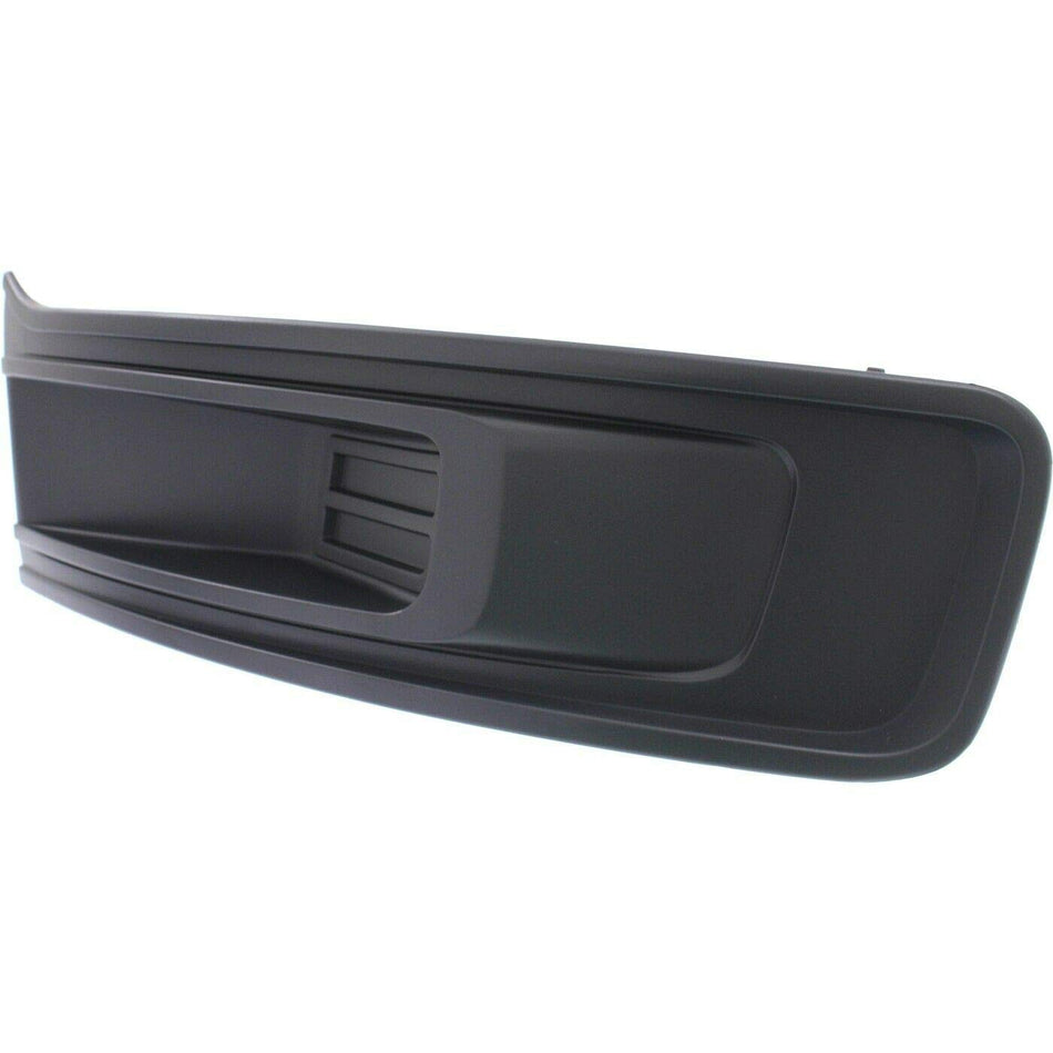 DAT AUTO PARTS Front Left Driver Side Fog Light Hole Cover Trim Molding Bumper Insert Replacement For 2013-2019 Ford Flex Black Textured Plastic FO...
