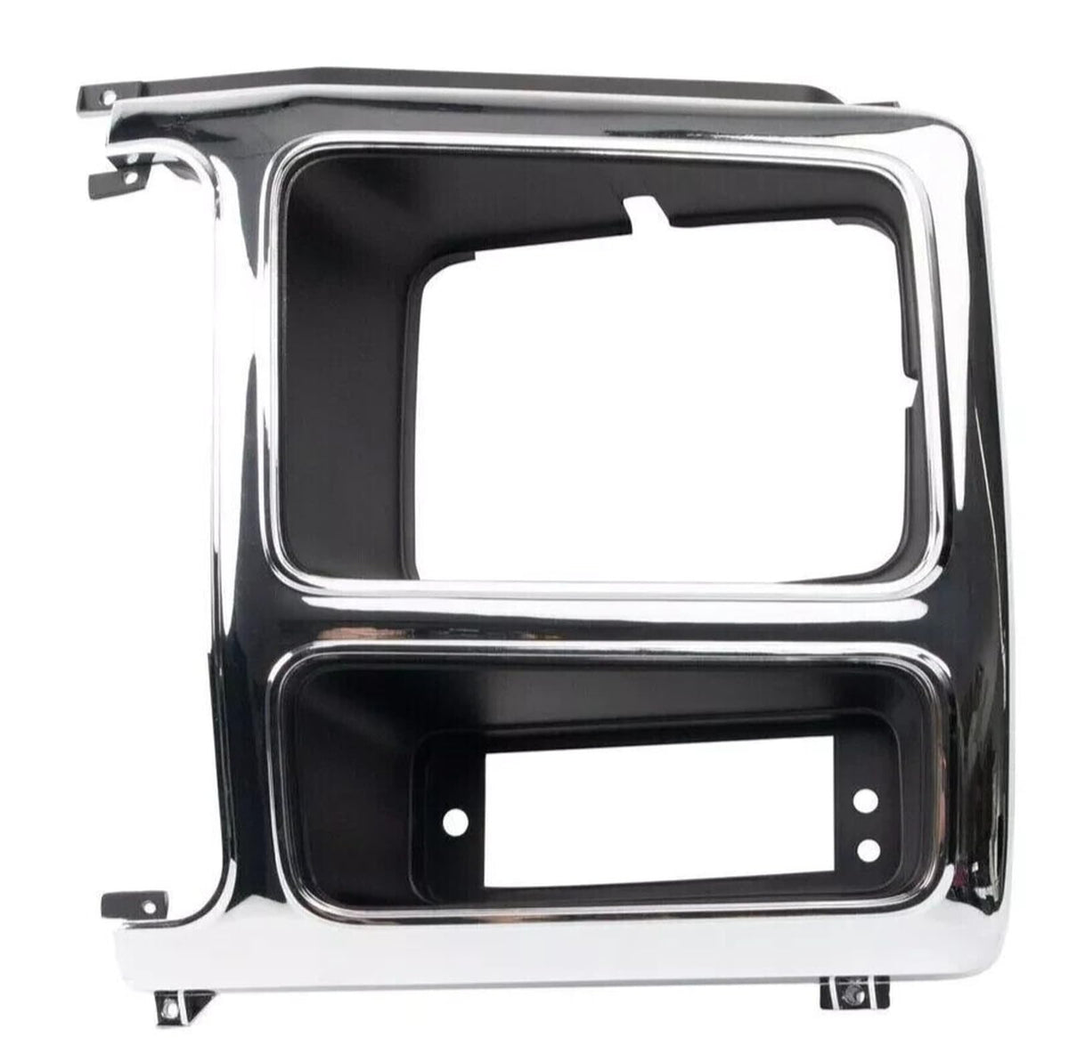 DAT AUTO PARTS Front Left Driver Side HeadLight Door Grille Insert Bezel Trim, For 1980-1986 Ford Bronco, and Ford Pickup Fullsize, For Silver Gril...