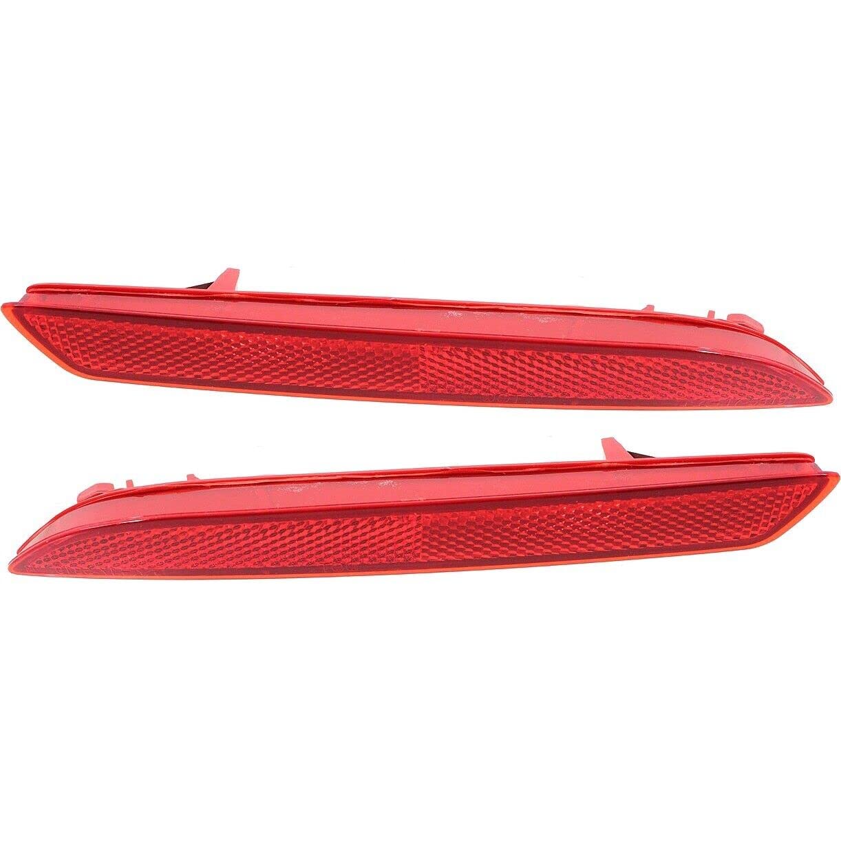 DAT AUTO PARTS Rear Left Driver & Right Passenger Side Pair Bumper Cover Reflector Lamp Marker Light Set Replacement For 2012-2014 Honda CR-V 2010-...