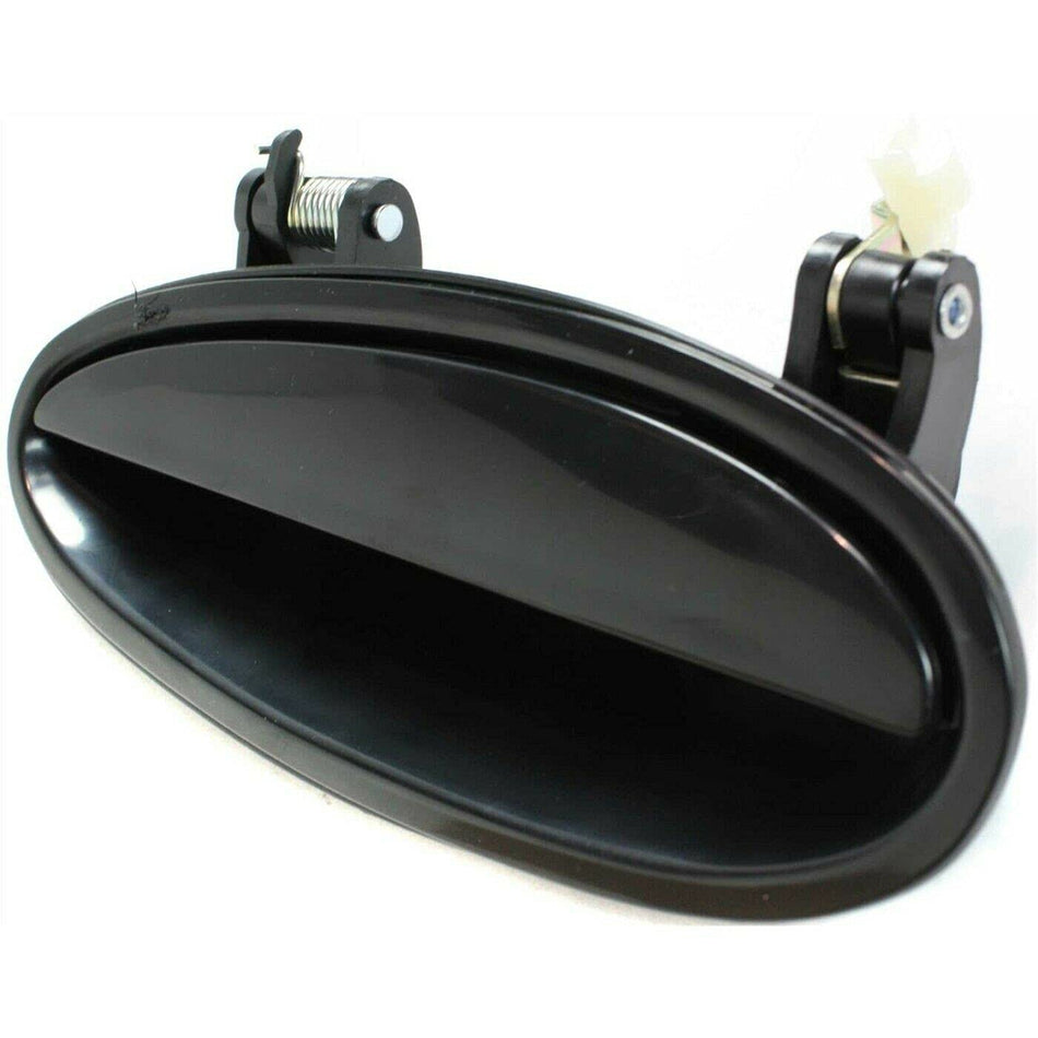 Front Driver Side Exterior Door Handle Fits 1997-2008 Buick Century Regal Chevy Impala Malibu Black Smooth GM1520107