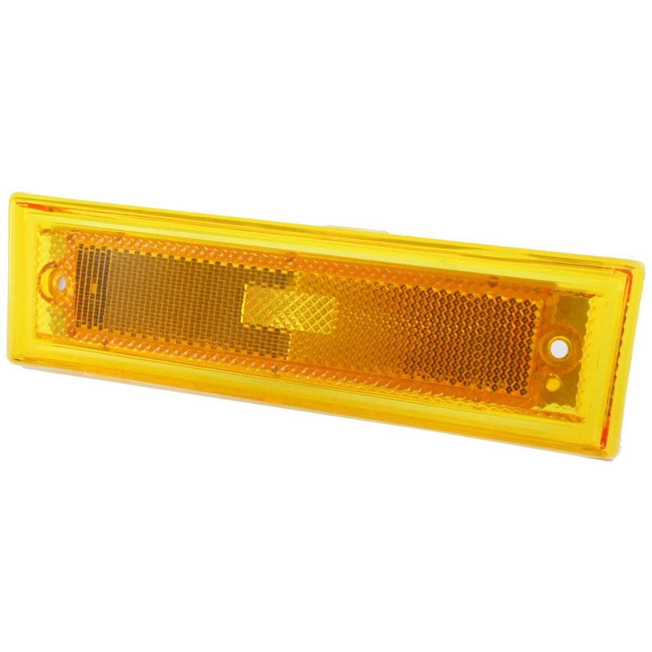 DAT AUTO PARTS Front Right Passenger Side Marker Light Reflector Parking Lamp Assembly Replacement For 1981-1991 Chevy Suburban Blazer Pickup GMC J...