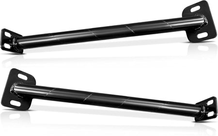 DAT AUTO PARTS Front Driver & Passenger Side, Bumper Face Bar Brace, SET OF 2 / PAIR, For Use With Steel Bumper Face Bars, For 2008-2015 Nissan Tit...