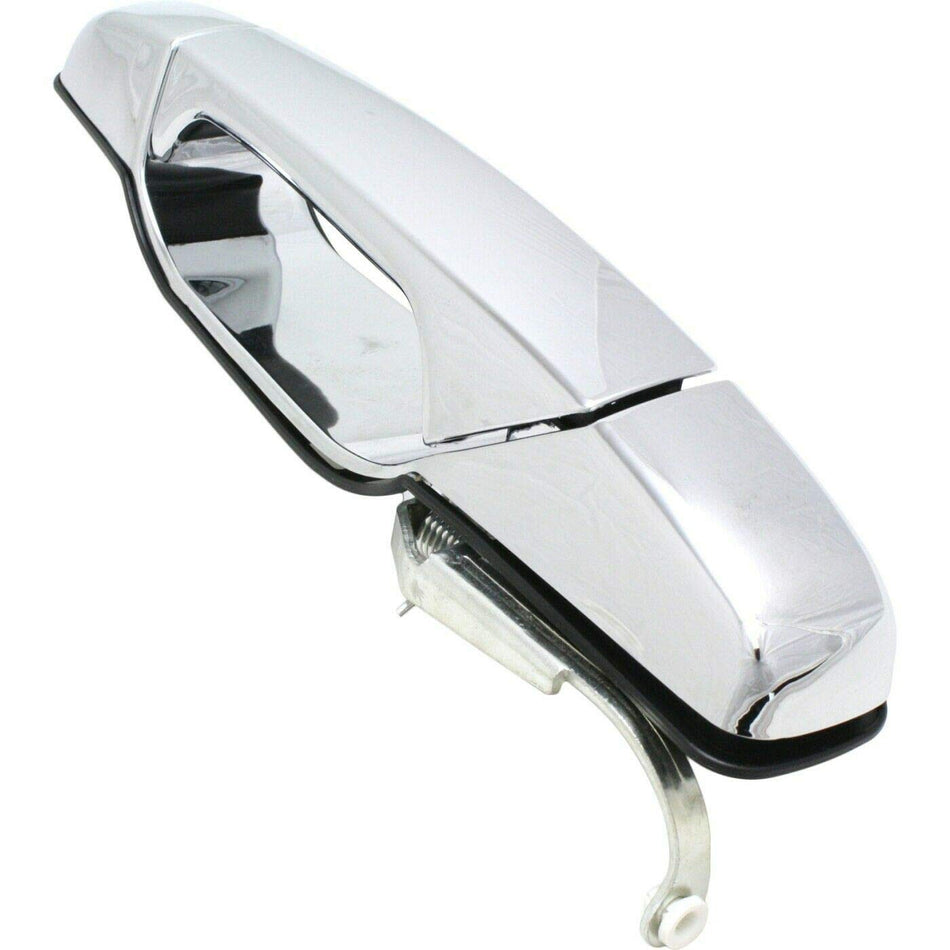 Rear Passenger Side Exterior Door Handle Fits 2007-2014 Chevy Silverado Tahoe GMC Sierra Yukon Chrome GM1521130