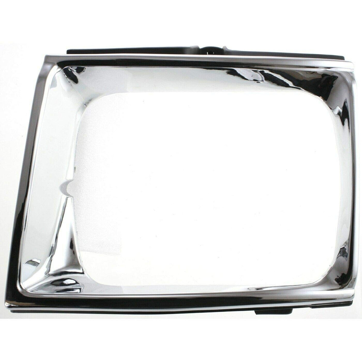 DAT AUTO PARTS Front Right Passenger Side HeadLight Door Grille Cover Bezel Replacement For 1989-1991 Toyota Pickup 4WD Silver Chrome Textured Plas...