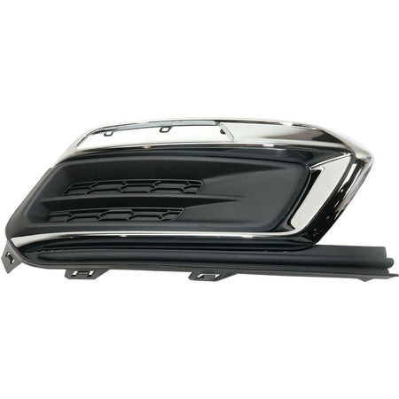 DAT AUTO PARTS Front Right Passenger Fog Light Hole Cover Grille Molding Bumper Insert Replacement For 2015 2016 Chevrolet Cruze Except RS Sport Bl...