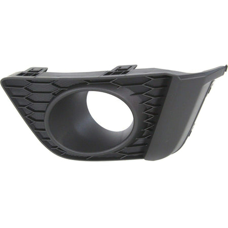 DAT AUTO PARTS Front Left Driver Side Fog Light Hole Bezel Lamp Cover Trim Molding Bumper Insert Replacement For 2015 2016 2017 Honda Fit Black Tex...