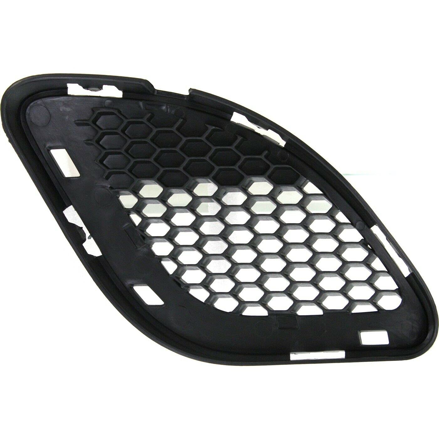 DAT AUTO PARTS Front Left Driver Side Bumper Fog Light Hole Cover Grille Trim Insert Replacement For 2012-2013 Jeep Grand Cherokee SRT-8 Black Text...