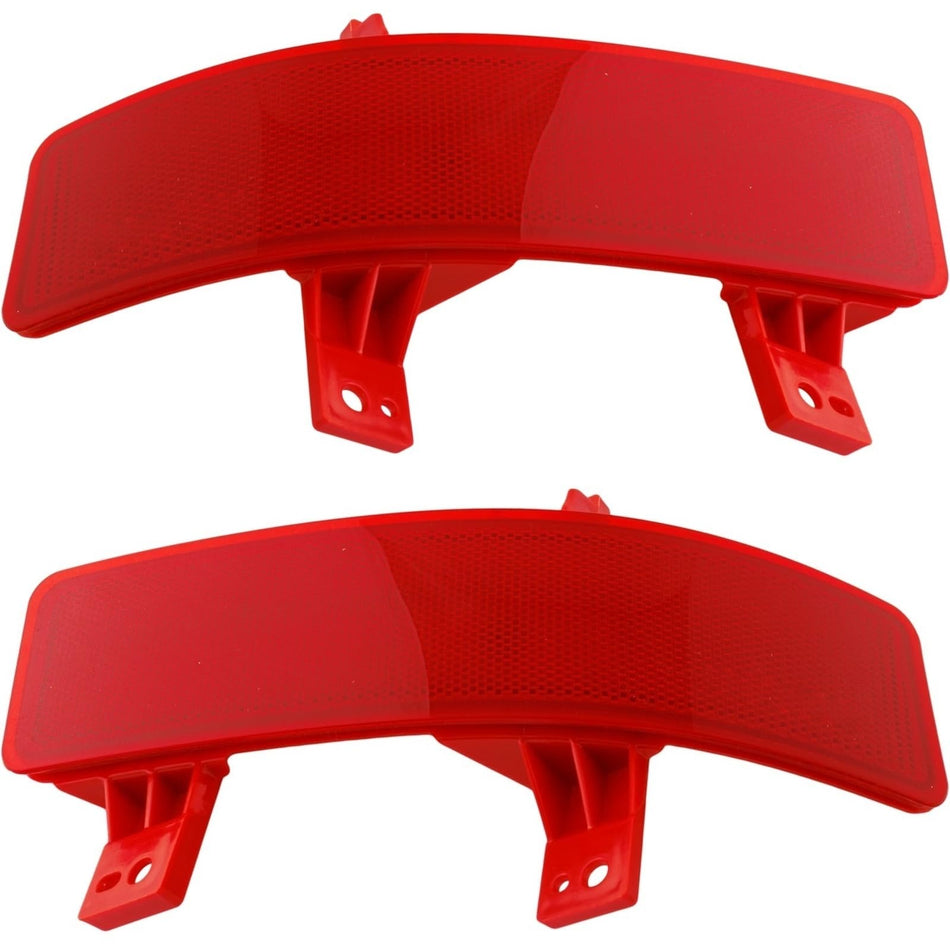 DAT AUTO PARTS Rear Left Driver & Right Passenger Side, SET OF 2, Bumper Reflector, Fits 2020-2022 Honda CRV & CRV Hybrid Models, Plastic Red Lense...
