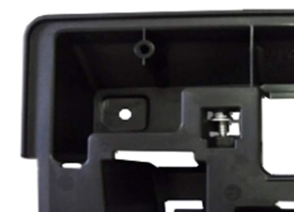 DAT AUTO PARTS Front License Plate Bracket Tag Frame Holder Replacement for 2016 2017 Mazda 6 WITH LED LAMPS Models Black Textured Made of Plastic ...
