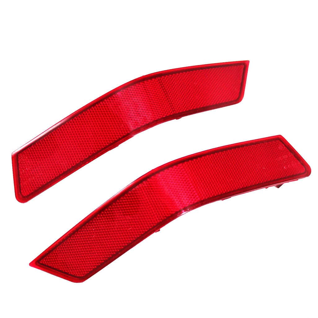 DAT AUTO PARTS Rear Right Passenger & Left Driver Side Pair Back Bumper Cover Reflector Insert Lamp Marker Light Set Of 2 Replacement For 2017-2020...