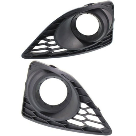 Front Left Driver and Right Passenger Pair Fog Light Cover Insert Set of 2 Replacement for 2010-2012 Ford Fusion SE and Sport Models Will NOT Inclu...