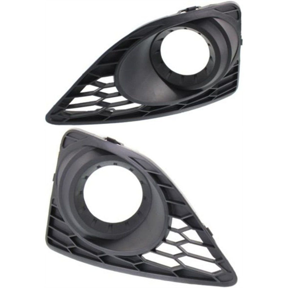 Front Left Driver and Right Passenger Pair Fog Light Cover Insert Set of 2 Replacement for 2010-2012 Ford Fusion SE and Sport Models Will NOT Inclu...