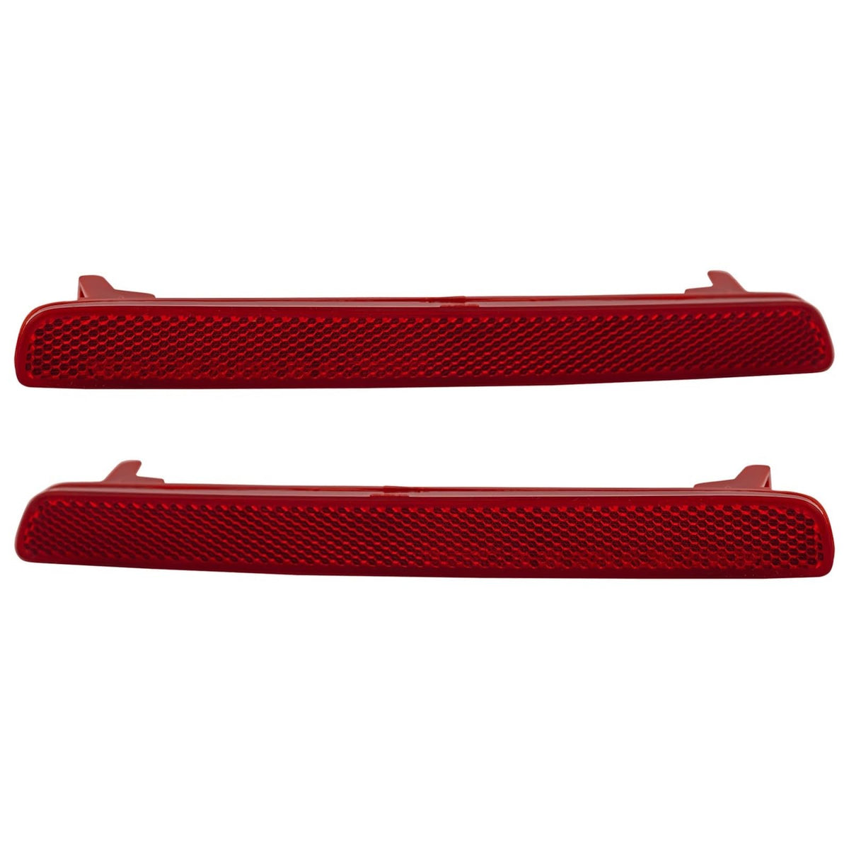 DAT AUTO PARTS Rear Driver & Passenger Side, SET OF 2, Bumper Reflector, Fits 2023–2026 Honda CRV, CRV Hybrid, and Honda HRV Models, Plastic Red Le...