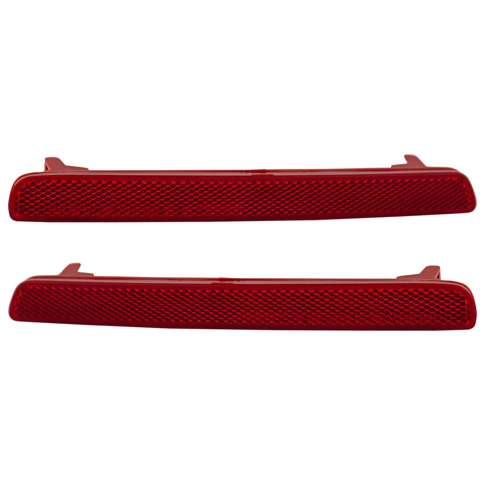 DAT AUTO PARTS Rear Driver & Passenger Side, SET OF 2, Bumper Reflector, Fits 2023–2026 Honda CRV, CRV Hybrid, and Honda HRV Models, Plastic Red Le...