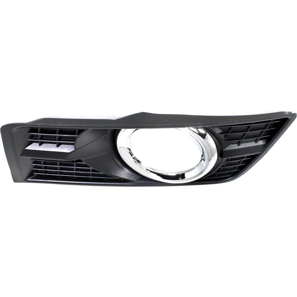 DAT AUTO PARTS Front Left Driver Side Bumper Insert Fog Light Bezel Molding Cover Grille Trim Replacement For 2010-2016 Cadillac SRX Black Textured...