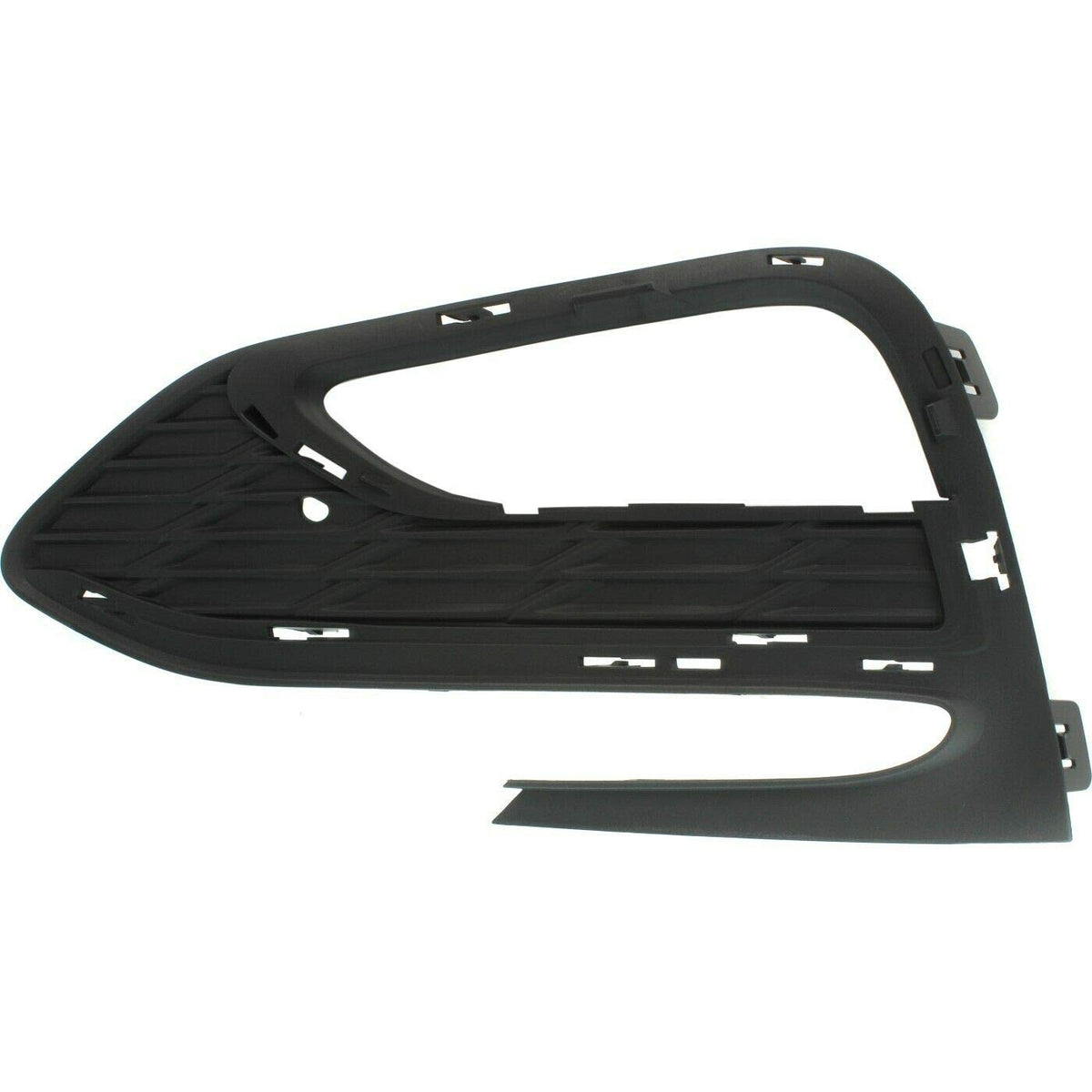 DAT AUTO PARTS Front Left Driver Side Fog Light Hole Bezel Cover Trim Molding Bumper Insert Replacement For 2016 2017 2018 Chevrolet Chevy Cruze Bl...