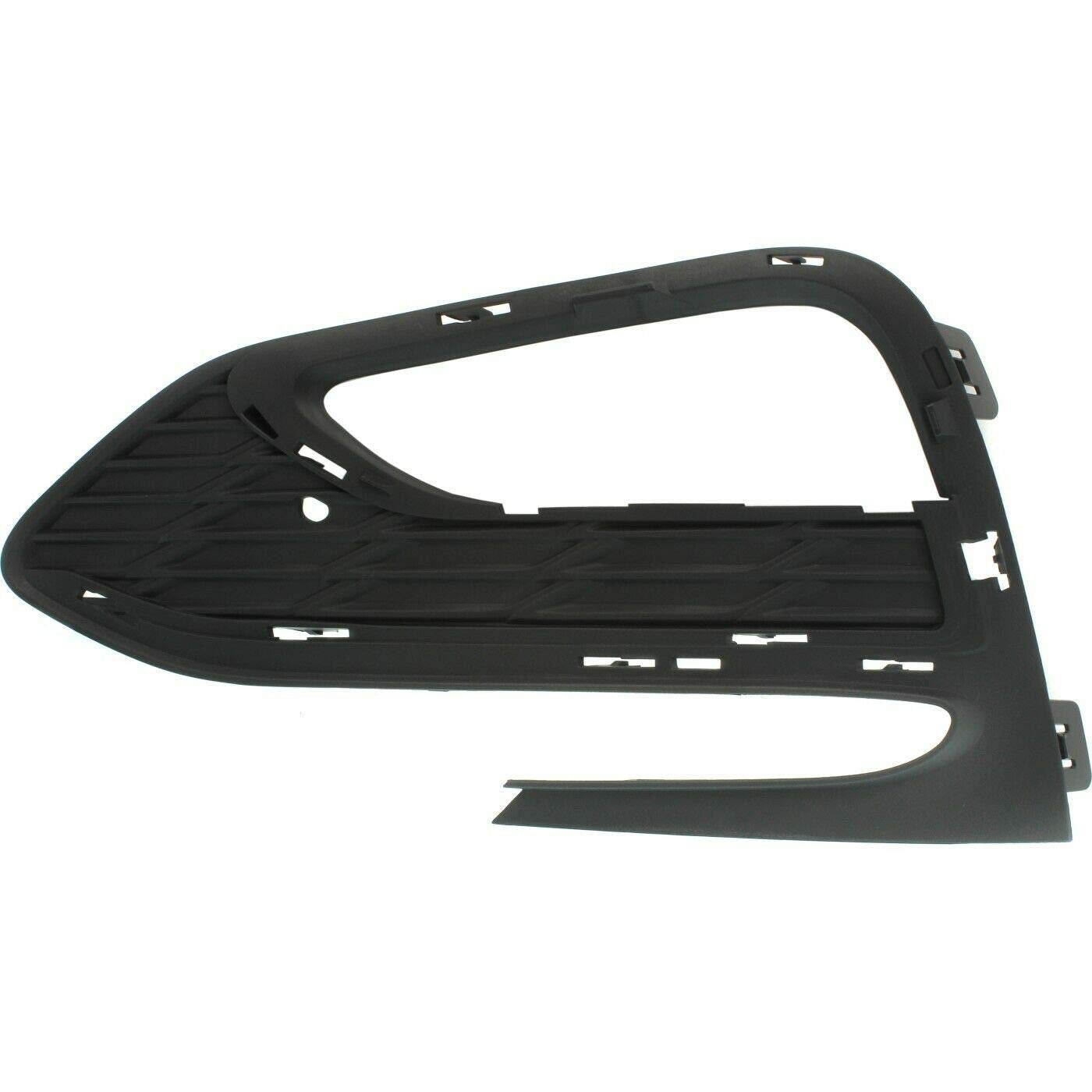 DAT AUTO PARTS Front Left Driver Side Fog Light Hole Bezel Cover Trim Molding Bumper Insert Replacement For 2016 2017 2018 Chevrolet Chevy Cruze Bl...