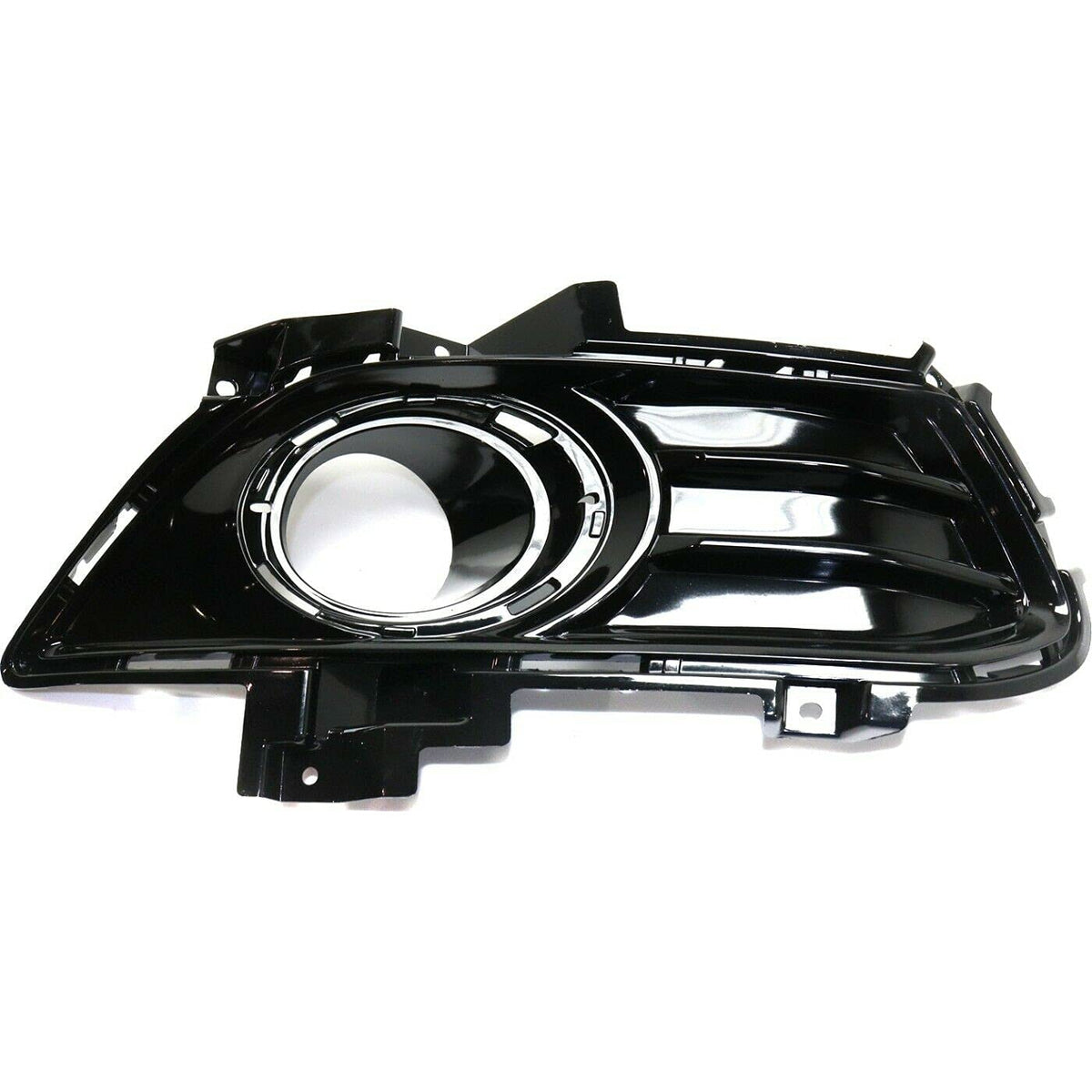 DAT AUTO PARTS Front Right Passenger Side Fog Light Hole Bezel Cover Trim Molding Insert Replacement For 2013 2014 2015 2016 Ford Fusion Black Smoo...