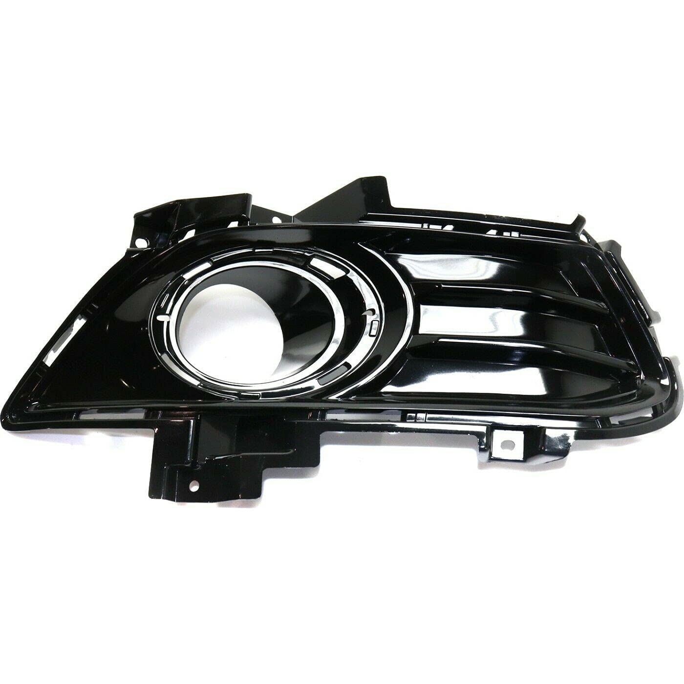 DAT AUTO PARTS Front Right Passenger Side Fog Light Hole Bezel Cover Trim Molding Insert Replacement For 2013 2014 2015 2016 Ford Fusion Black Smoo...