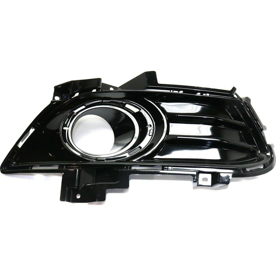 DAT AUTO PARTS Front Right Passenger Side Fog Light Hole Bezel Cover Trim Molding Insert Replacement For 2013 2014 2015 2016 Ford Fusion Black Smoo...