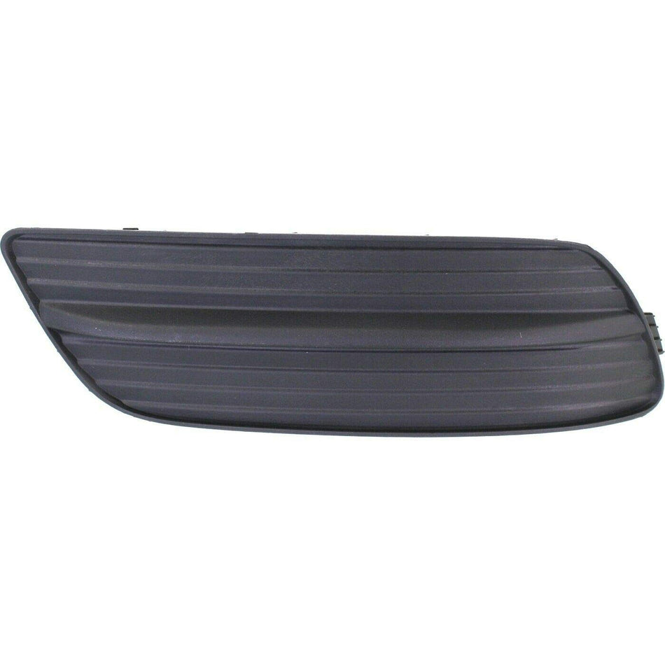 DAT AUTO PARTS Front Left Driver Side Bumper Insert Fog Light Hole Lamp Cover Grille Trim Molding Replacement for 2012 Honda Civic 4 Door Sedan Bla...