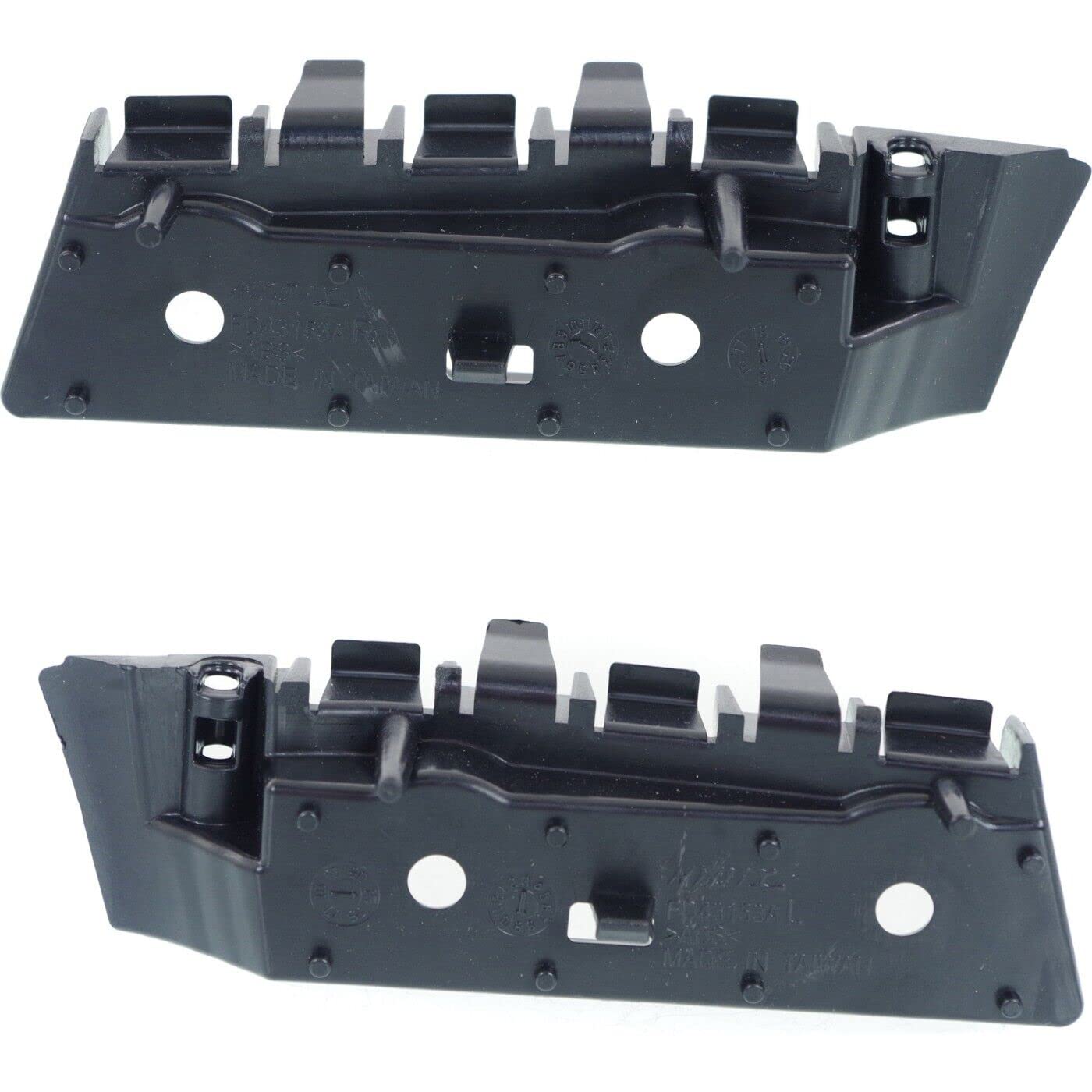 Front Left Driver & Right Passenger Set Of 2 Bumper Cover Support Bracket Mounting Retainer Brace Pair Replacement For 2015-2017 Ford Mustang Inclu...