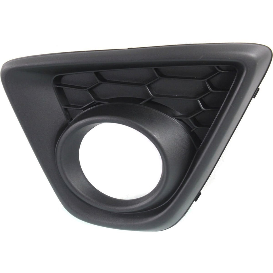 DAT AUTO PARTS Front Left Driver & Right Passenger Side Bumper Insert Fog Light Bezel Cover Grille Set Of 2 Replacement For 2013 - 2015 CX-5 Black ...