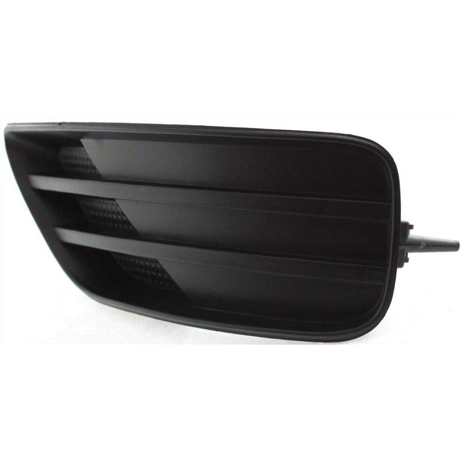 DAT AUTO PARTS Front Left Driver Side Bumper Fog Light Lamp Hole Cover Grille Molding Trim Replacement For 2005 2006 2007 Ford Focus Black Textured...
