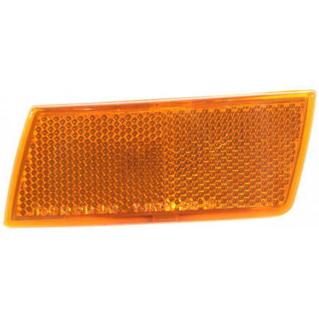 DAT AUTO PARTS Front Left Driver Side Marker Light Lamp Lens Assembly Reflector Replacement for 1997 - 2006 Jeep Wrangler Amber Lens CH2550125 4805...