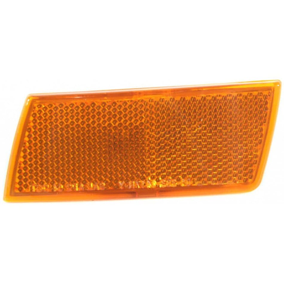 DAT AUTO PARTS Front Left Driver Side Marker Light Lamp Lens Assembly Reflector Replacement for 1997 - 2006 Jeep Wrangler Amber Lens CH2550125 4805...