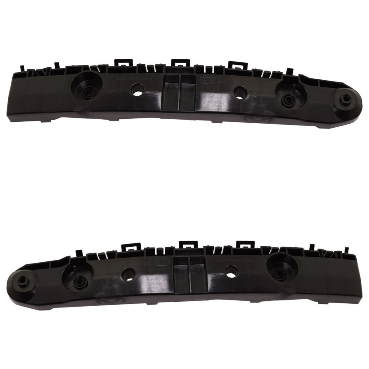 DAT AUTO PARTS Rear Left Driver & Right Passenger Side Pair Bumper Cover Support Bracket Retainer Replacement For 2015 - 2017 Nissan Juke Black Smo...