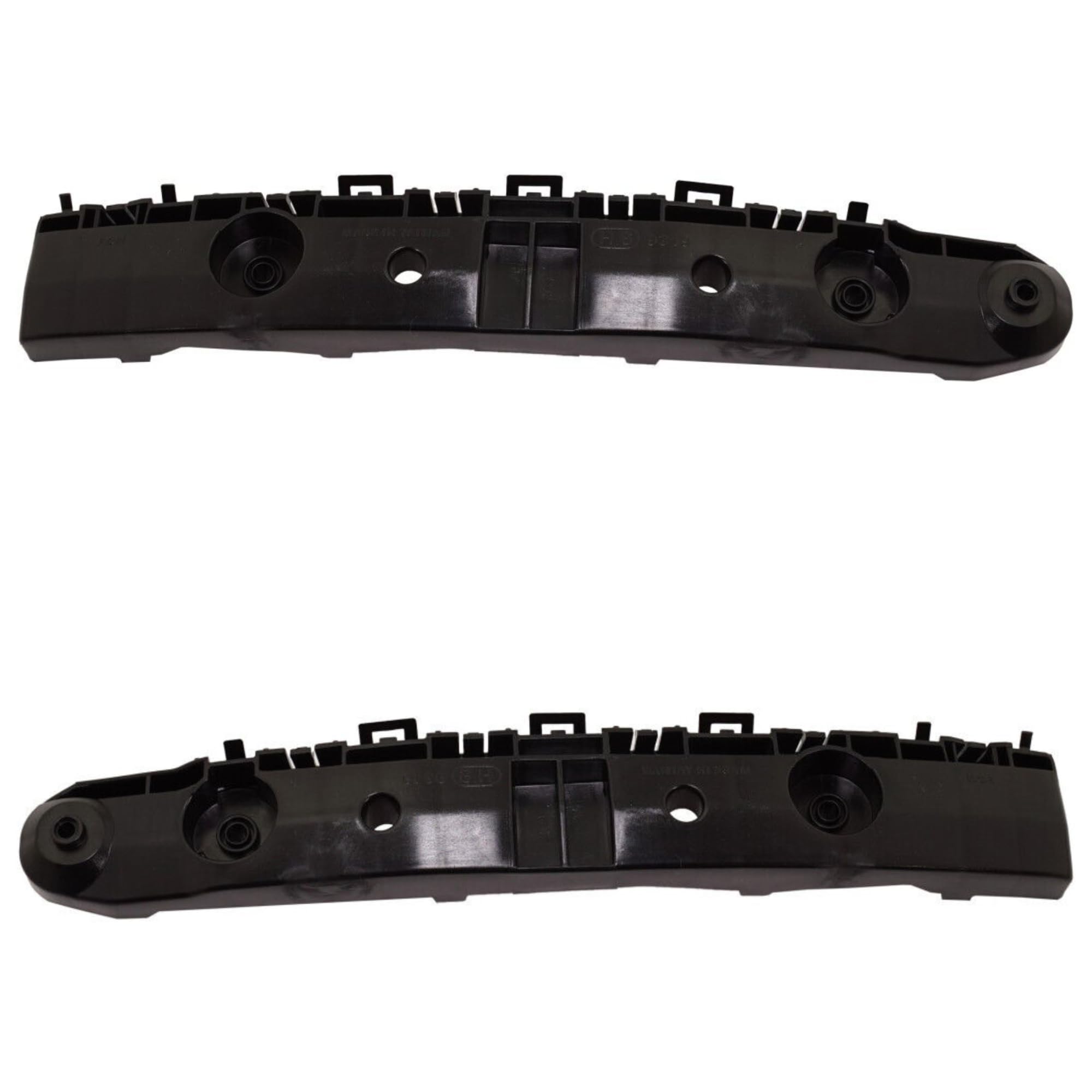 DAT AUTO PARTS Rear Left Driver & Right Passenger Side Pair Bumper Cover Support Bracket Retainer Replacement For 2015 - 2017 Nissan Juke Black Smo...