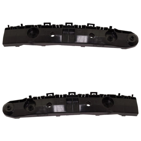 DAT AUTO PARTS Rear Left Driver & Right Passenger Side Pair Bumper Cover Support Bracket Retainer Replacement For 2015 - 2017 Nissan Juke Black Smo...