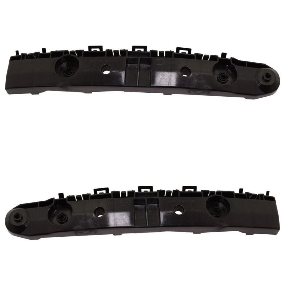DAT AUTO PARTS Rear Left Driver & Right Passenger Side Pair Bumper Cover Support Bracket Retainer Replacement For 2015 - 2017 Nissan Juke Black Smo...