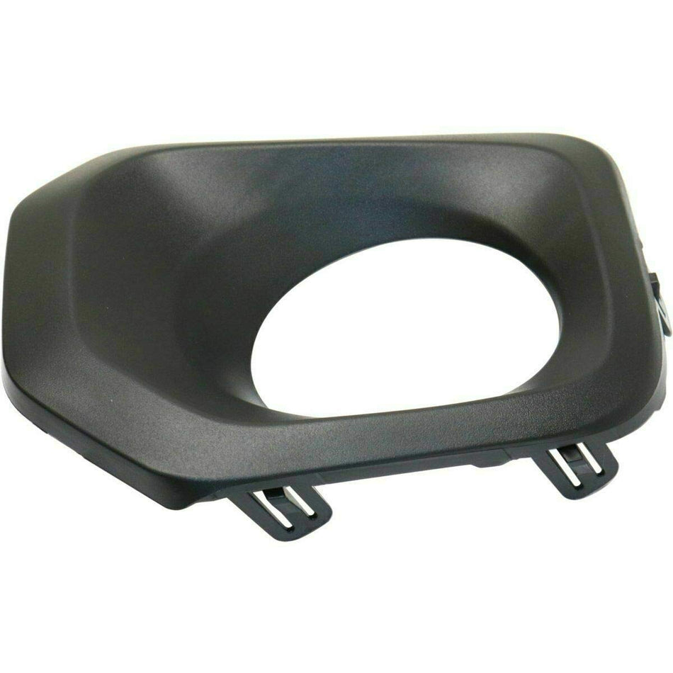 Front Driver Side Fog Light Bezel Fits 2016-2021 Toyota Tacoma SR5 2WD 4WD Black Textured TO1038195 5212804020
