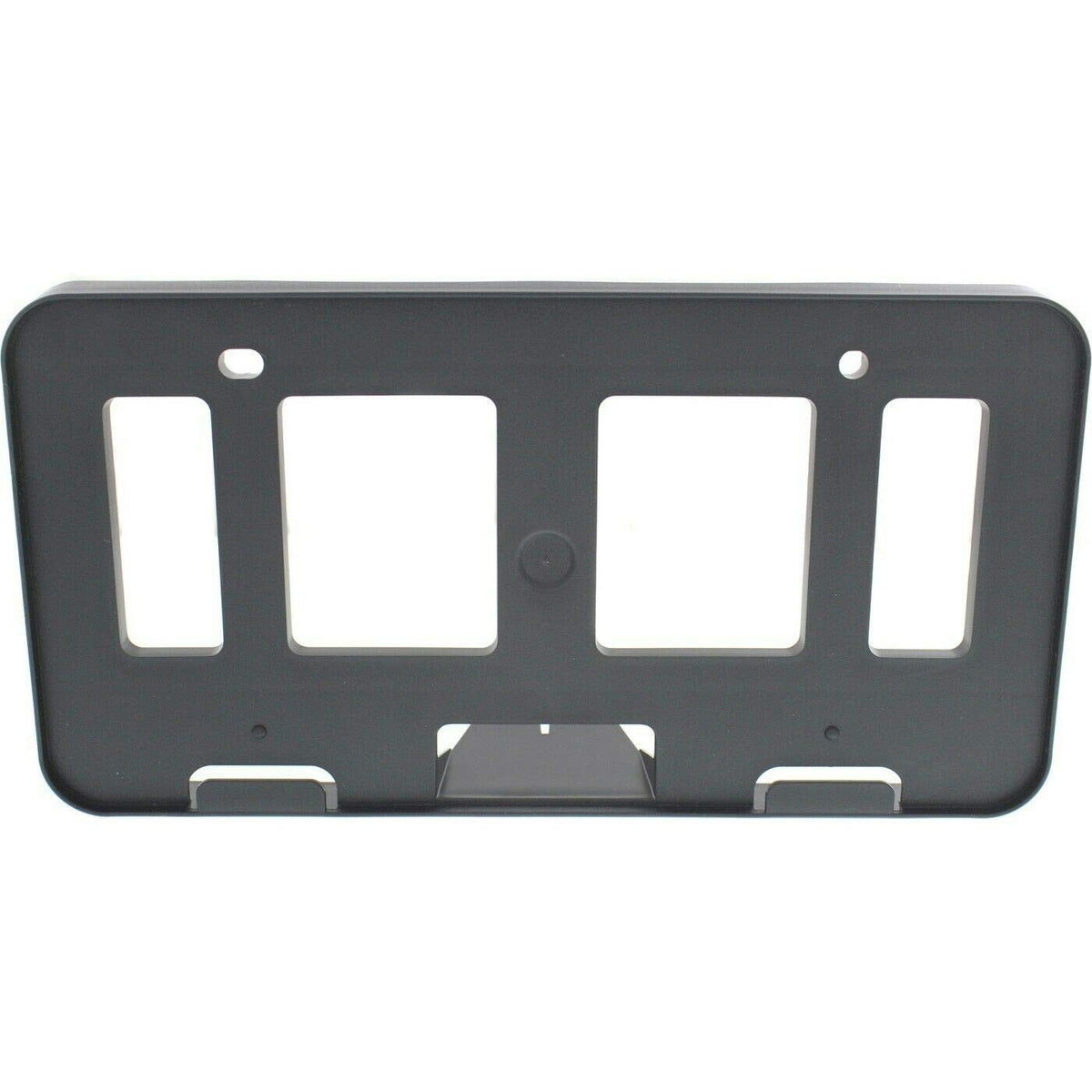 DAT AUTO PARTS Front Bumper License Plate Frame Tag Mounting Bracket Holder Cover Replacement for 2012 2012 Toyota Avalon Black Textured Plastic TO...
