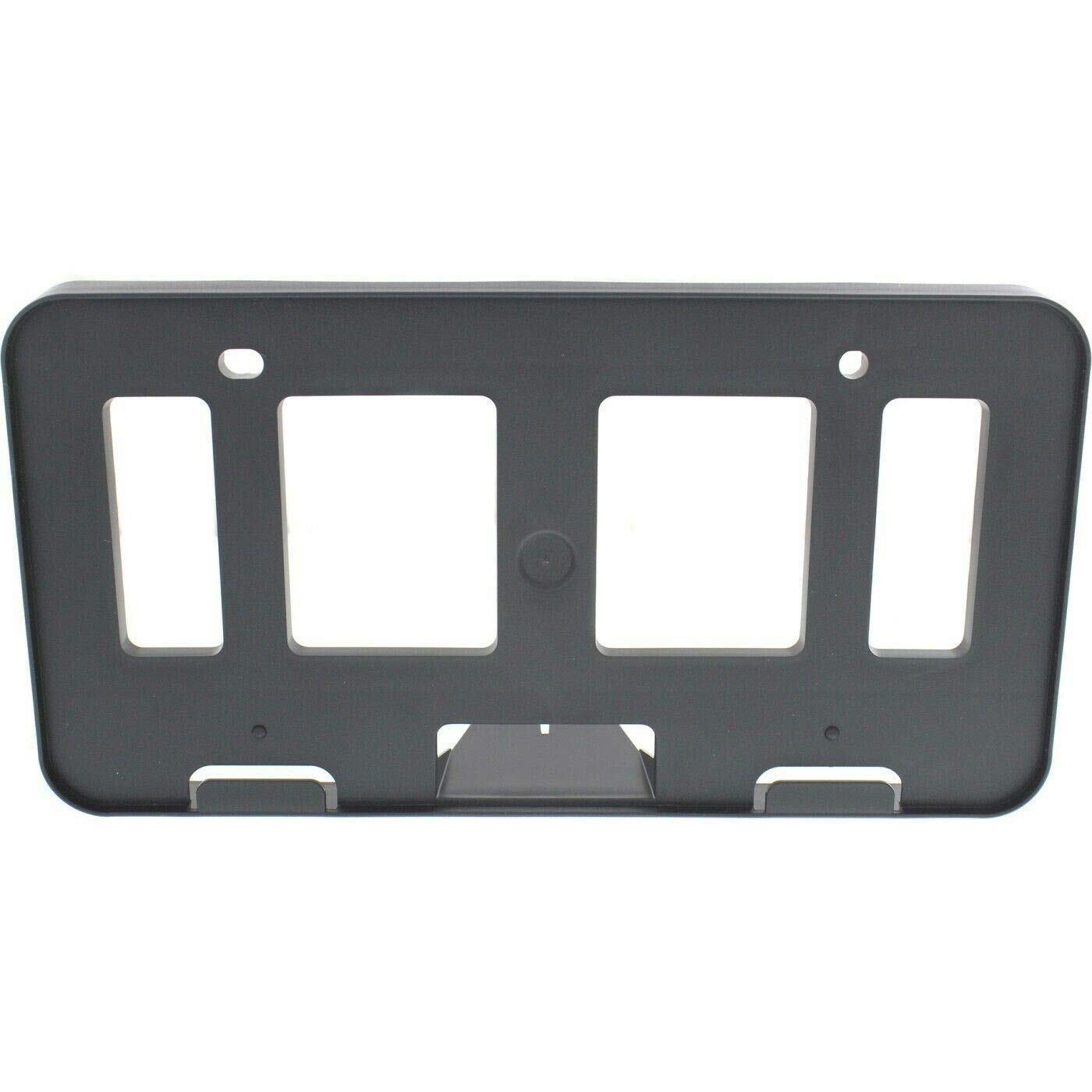 DAT AUTO PARTS Front Bumper License Plate Frame Tag Mounting Bracket Holder Cover Replacement for 2012 2012 Toyota Avalon Black Textured Plastic TO...