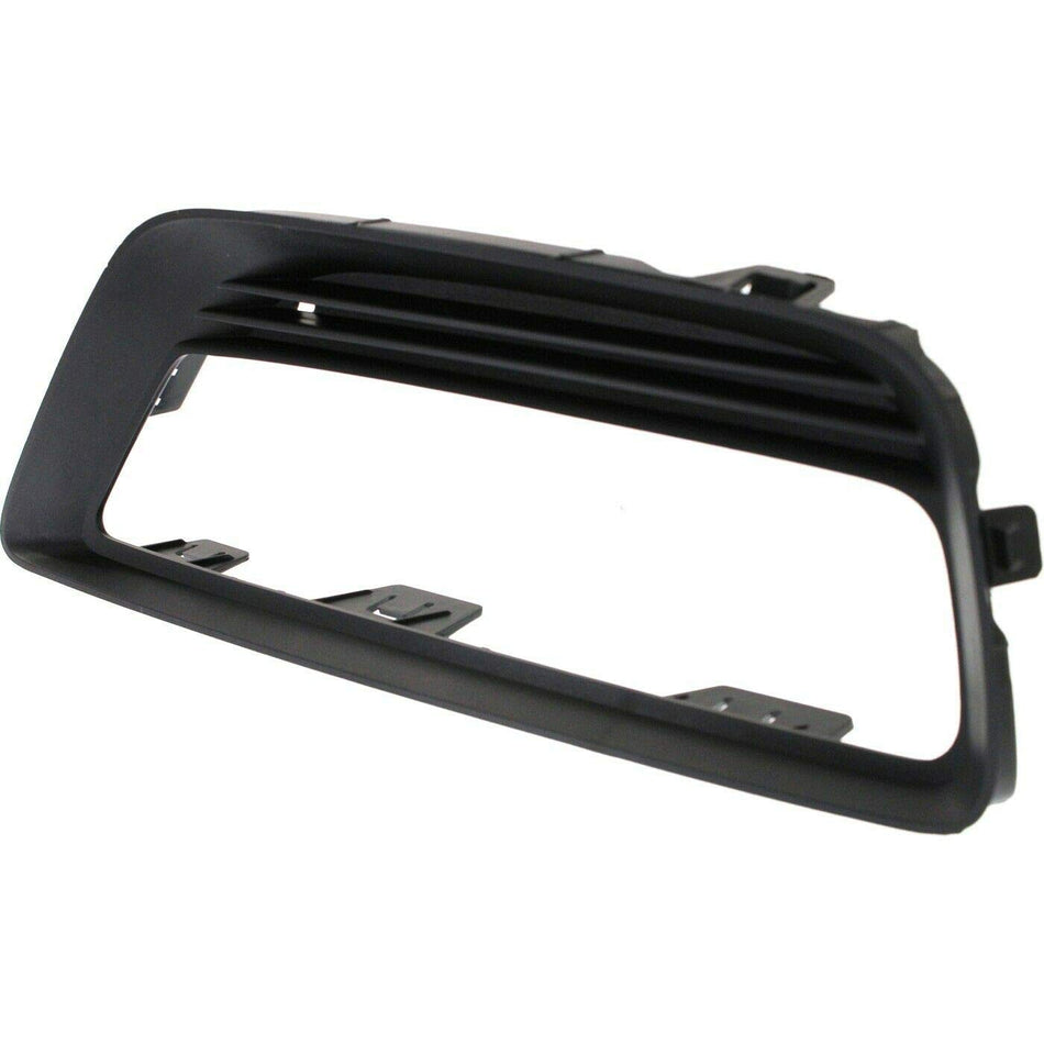 Front Passenger Side Bumper Insert Fog Light Bezel Fits 2013-2015 Honda Accord 4 Door Sedan Textured Black HO1039111