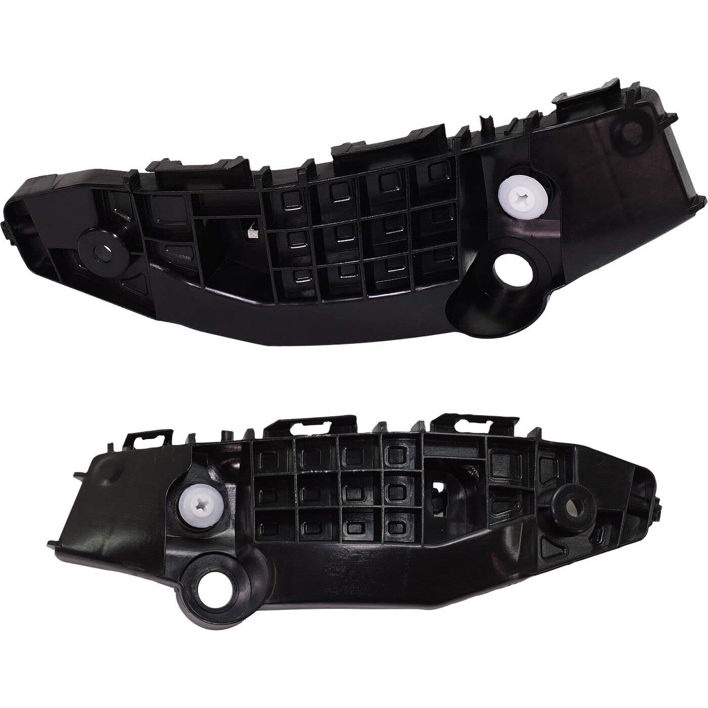 Front Left Driver & Right Passenger Side Set Of 2 Bumper Cover Support Bracket Mounting Retainer Pair Replacement For 2019-2025 Toyota RAV4 2021-20...