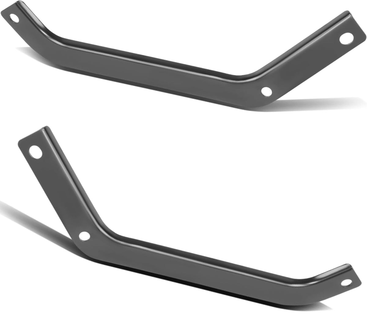 DAT AUTO PARTS Front Driver & Passenger Side Set of 2 Outer Bumper Mounting Bracket For 2008-2014 Ford Van Econoline, and 2015-2025 E350 & E450 Sup...