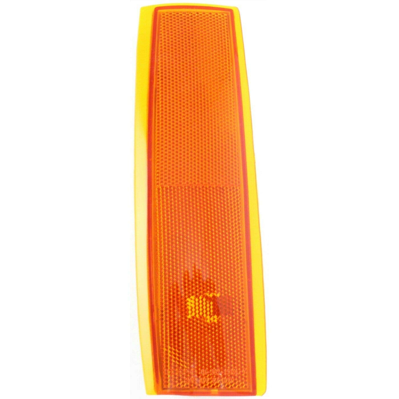 DAT AUTO PARTS Front Left Driver Side Bumper Reflector Corner Signal Side Marker Light Lamp Replacement For 1988 - 1993 GMC C/K Full Size Pickup Am...
