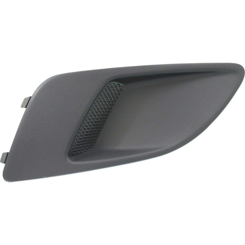 DAT AUTO PARTS Front Left Driver Side Fog Light Hole Cover Trim Molding Bumper Insert Replacement For 2013-2018 Ford C-Max Black Textured Plastic F...